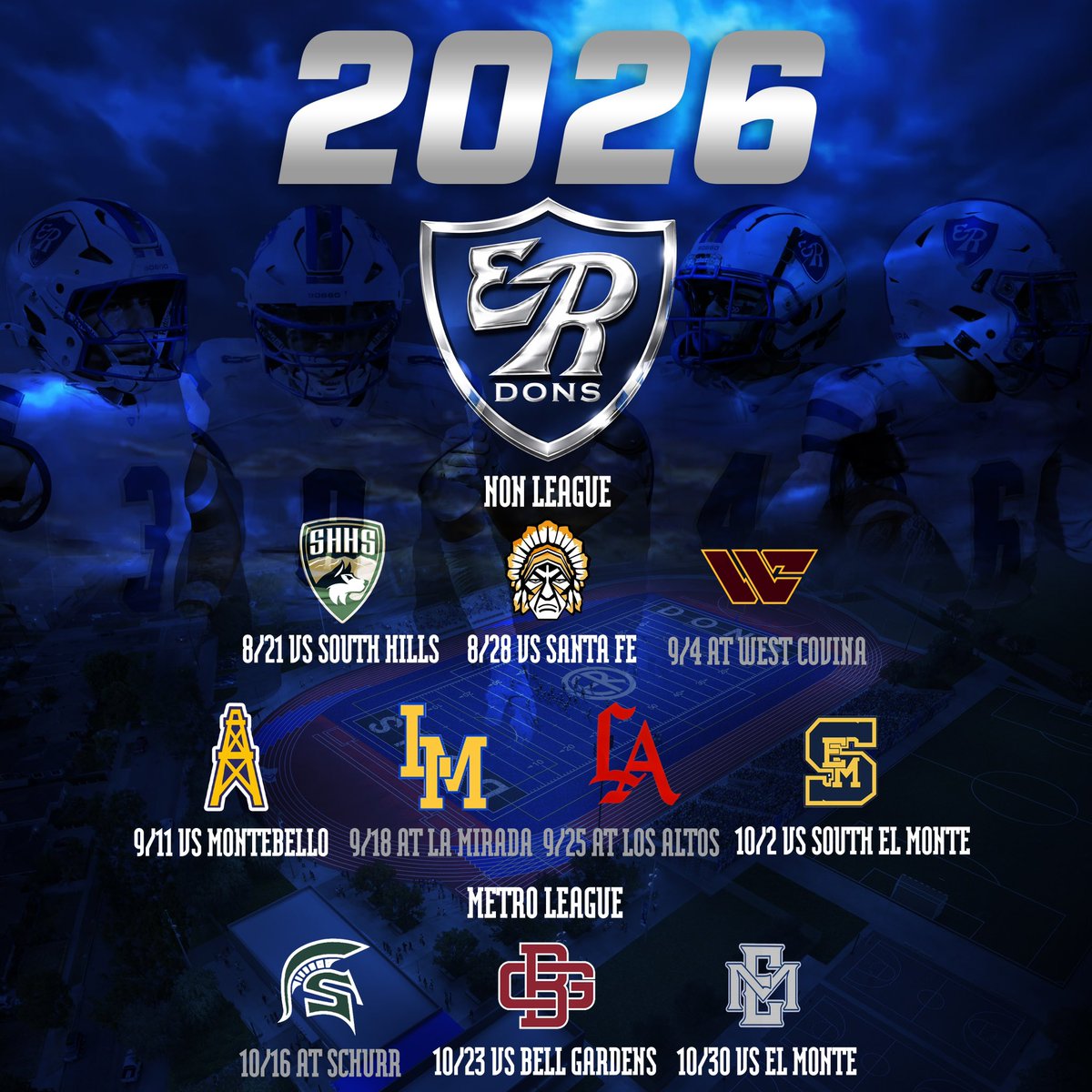 El Rancho Football tweet media