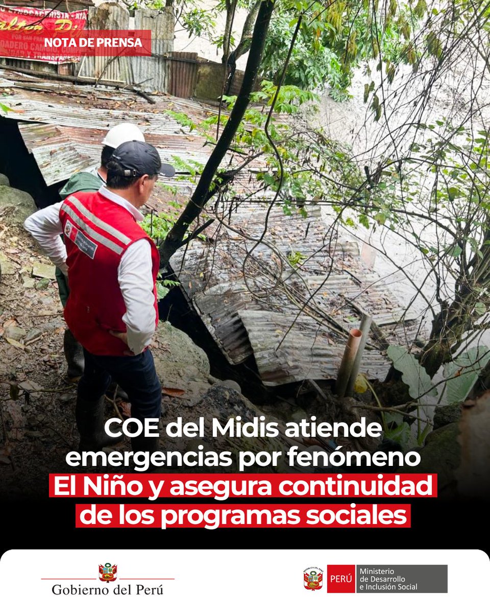 Ministerio de Desarrollo e Inclusión Social tweet media