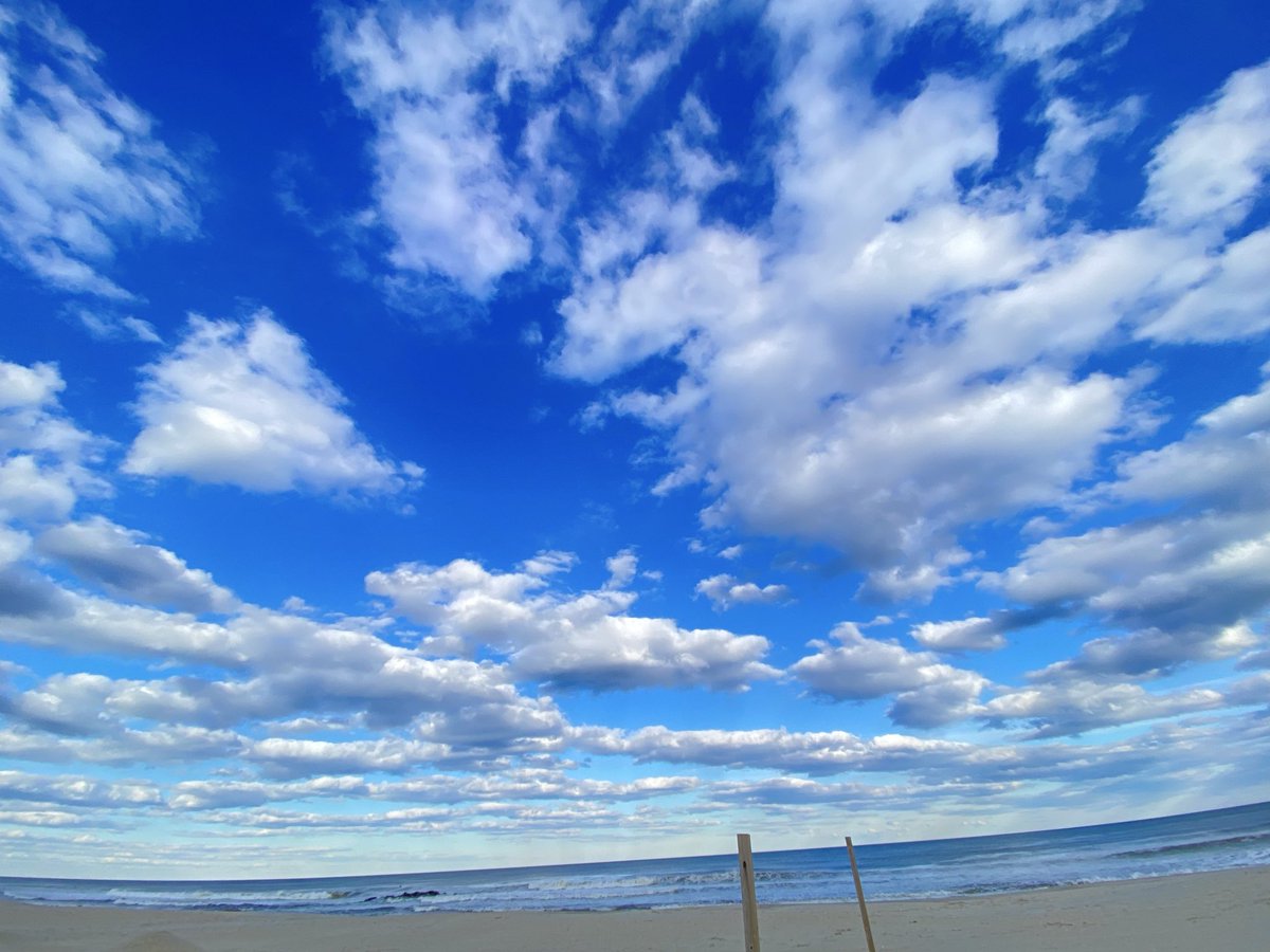 KathleenLevey's tweet image. Beachy blues, Jersey Shore #nature #happyspring #naturephotography ✨