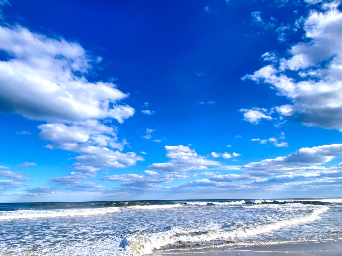 KathleenLevey's tweet image. Beachy blues, Jersey Shore #nature #happyspring #naturephotography ✨