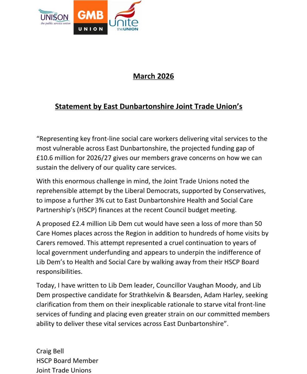 Colette McDiarmid for Strathkelvin & Bearsden tweet media