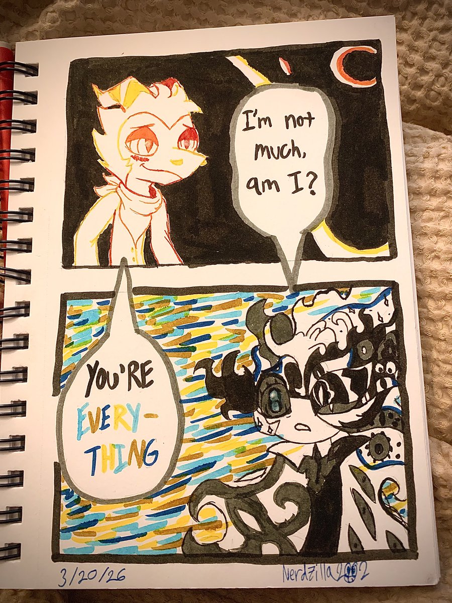 Nerdzy2022's tweet photo. #psychoworld #helluvabossstriker #shadowmilkcookie #strikermilk #crackship #rarepair #itmakessensetome https://t.co/Ir9U6VqC7D