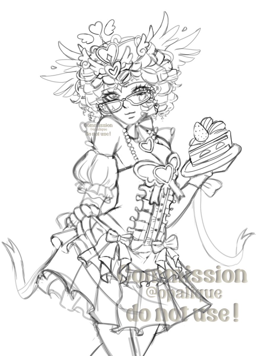 opal • commission open ໒꒱ tweet media