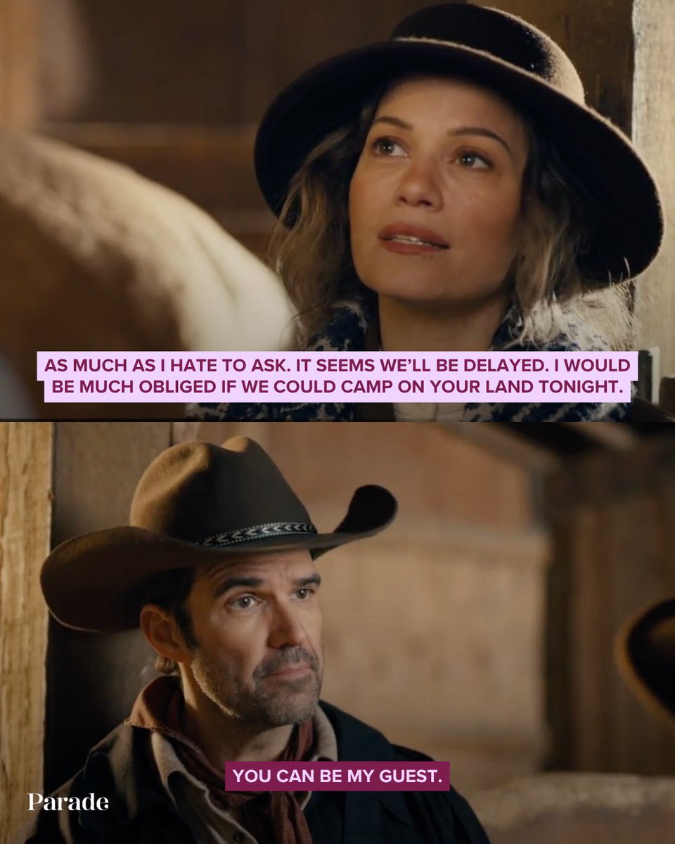 ParadeMagazine's tweet image. The series premiere of 'Hope Valley: 1874' will drop tomorrow on Hallmark+! Check out an exclusive sneak peek of a scene between Rebecca Clarke and Tom Moore at the link below.

parade.com/tv/when-calls-…

#HopeValley