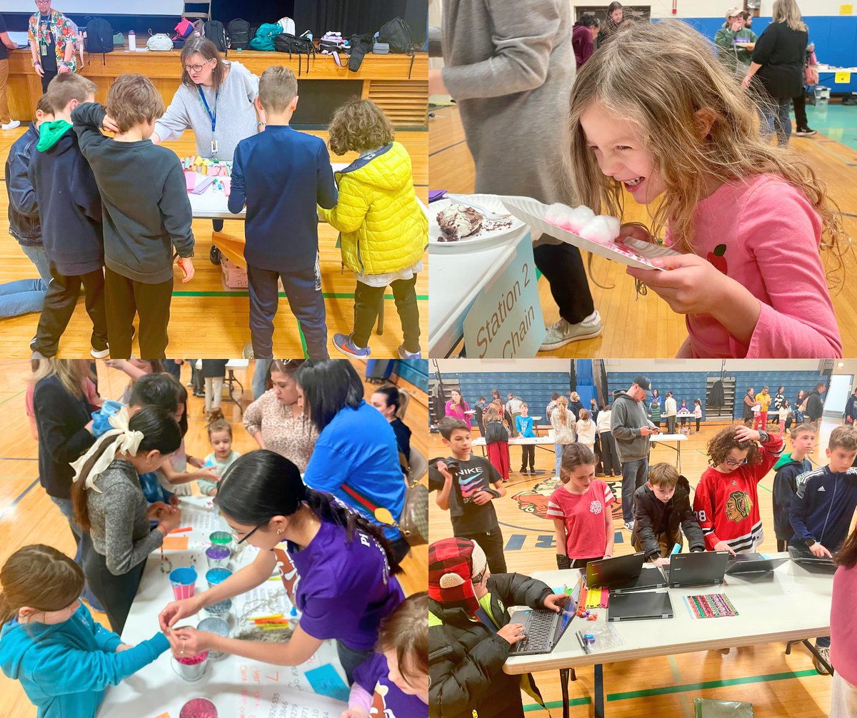 D105's 3rd annual Pi Day Celebration was a huge success!! There were pi/math themed games and crafts, a pie walk, a special GMS jazz band performance, and of course, lots of delicious sweet treats and PIE!!