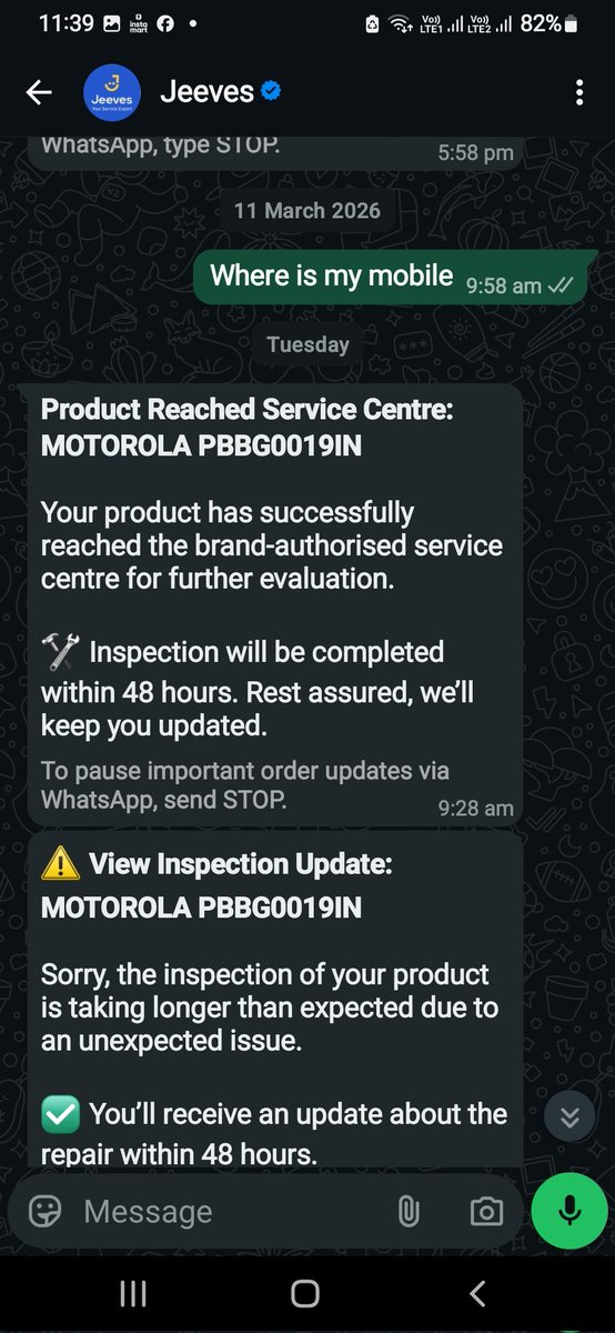 MHussainreddy's tweet photo. @flipkartsupport ​  my return request for Order ID: OD436964204320481100 The technical expert already visited and took the mobile with him, but the status hasn't updated in the app yet, and I haven't received my refund. Please look into this #FlipkartSupport #ConsumerComplaint https://t.co/kJZQ4FMekI
