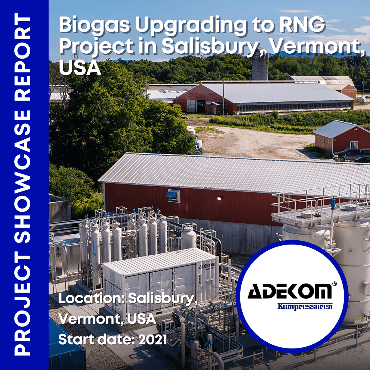 BiogasWorld_'s tweet photo. 📣 𝗦𝗵𝗼𝘄𝗰𝗮𝘀𝗲 𝗥𝗲𝗽𝗼𝗿𝘁 𝗦𝗽𝗼𝘁𝗹𝗶𝗴𝗵𝘁: Biogas Upgrading to RNG in Salisbury, Vermont from 2021, by Adekom!

👉 Read the Showcase Report for free at: https://t.co/iEooGSv9Sl 

#ProjectShowcaseReport #Technologies #RenewableGas #CleanEnergy #GreenEnergy https://t.co/s33jRgWFfM