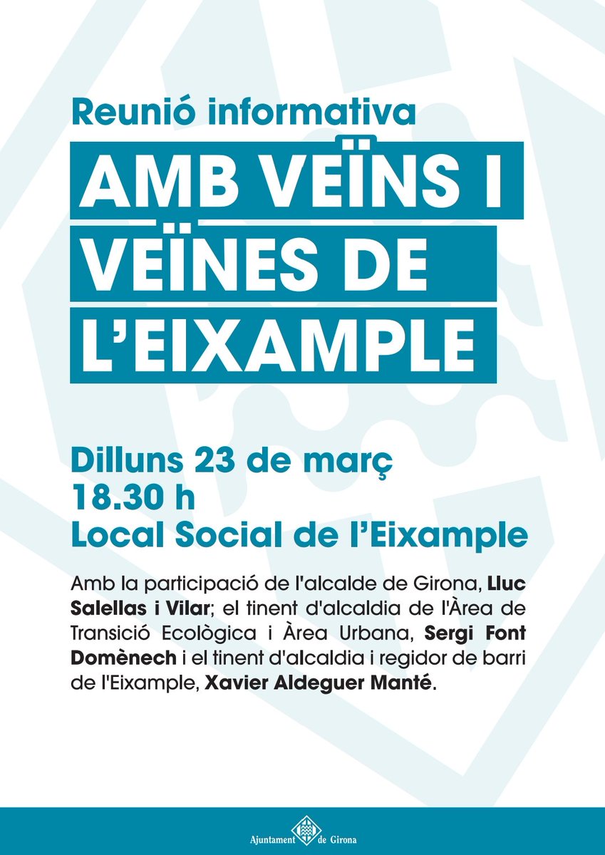 Associació Veïns i Veïnes de l'Eixample #Girona tweet media