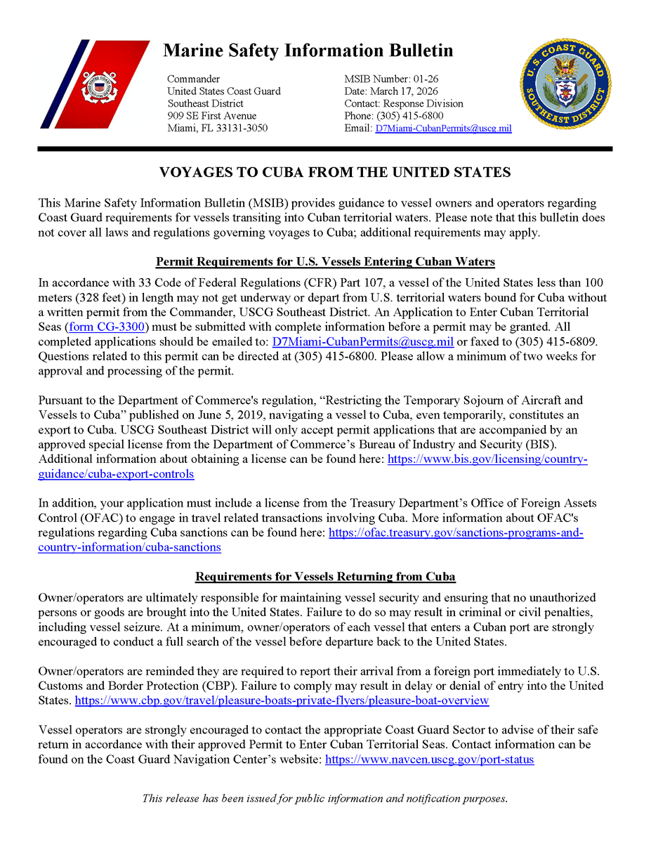 U.S. Coast Guard Southeast tweet media