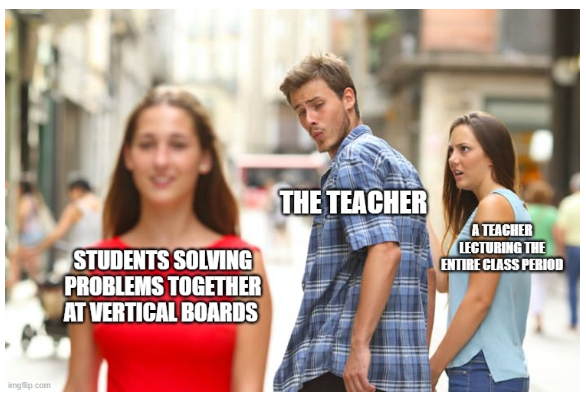 MichelleNock1's tweet photo. I might have students create memes to express their opinions on the BTC tasks we have done. This is one I made. #btcthinks #thinkingclassroom
#BuildingThinkingClassrooms https://t.co/87LzWs1huU