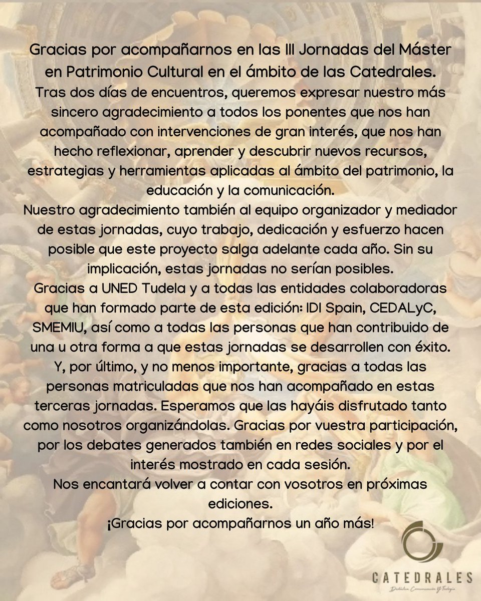 Catedrales UNED tweet media