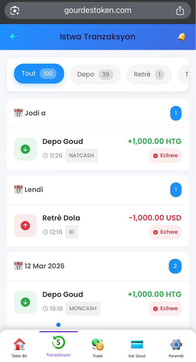 Stevex00712's tweet photo. Ou menm ki lotbo ou gen Zelle/cashapp/paypal/Western & more epiw bezwen fe moncash/natcash pou pwoch ou ayiti, ebyen mwn gen solisyon an pou ou ak pi bon taux a🙌🏾🙌🏾 e ak anpil lot fonksyonalite anko.
Ou menm ki ayiti ou bezwen voye kob sou cashapp/zelle yon moun lotbo, men se moncash/natcash ou genyen, ebyen nap fasilitew sa kounya la🤙🏾

Ale jodia sou https://t.co/QFNKktHjyY ou kapab download app la direk sou android ou.
Pou plis enfo, follow @gourdestoken