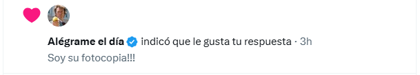 No soy yo de mucho presumir, bien lo sabe Dios, pero me ha dado un "Me gusta" el señor <a href="/harryelsocio/">Alégrame el día</a>  ... 😌
