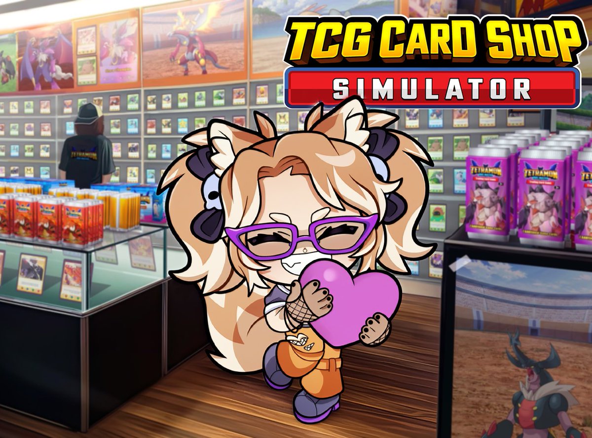 ☘️ POOKY WOOKYS ☘️

We are officially in our shop owner era! TCG Card Shop Simulator has new tournament updates and prizes in-game right now!!!

It’s 20% off for the Steam Spring Sale until March 26th, so get it and play with me!! Watch me pull something MASSIVE today... I can