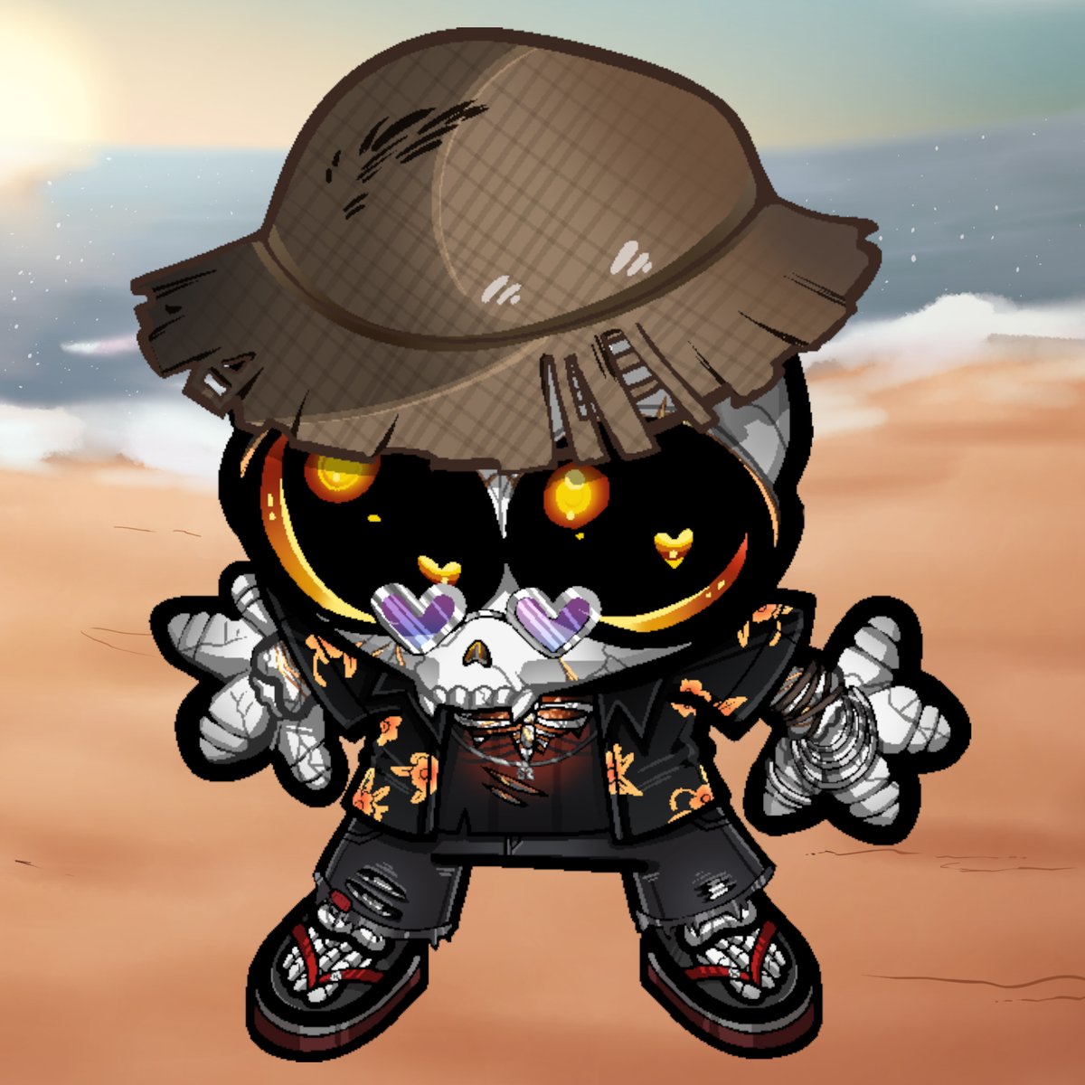 Undead Commander ๐๐ค Tropical Skeleton tweet media