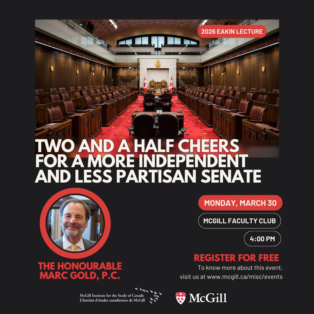 McGill Institute for the Study of Canada tweet media