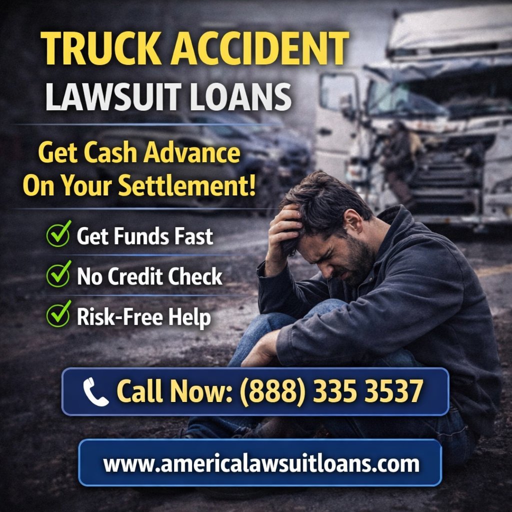 AmericaLoans's tweet photo. Truck accident victim?

You may qualify for cash BEFORE your settlement.

✔ No credit check
✔ No upfront fees
✔ No monthly payments
✔ Pay only if you win
📞 (888) 335 3537
👉 https://t.co/fhNjPg9r0z
#TruckAccident #LegalFunding https://t.co/RM1AcBdUx2
