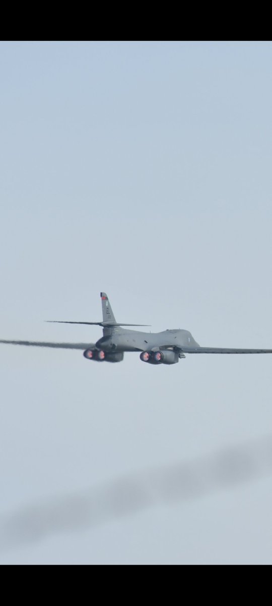 B-1 Afterburners @ RAF Fairford