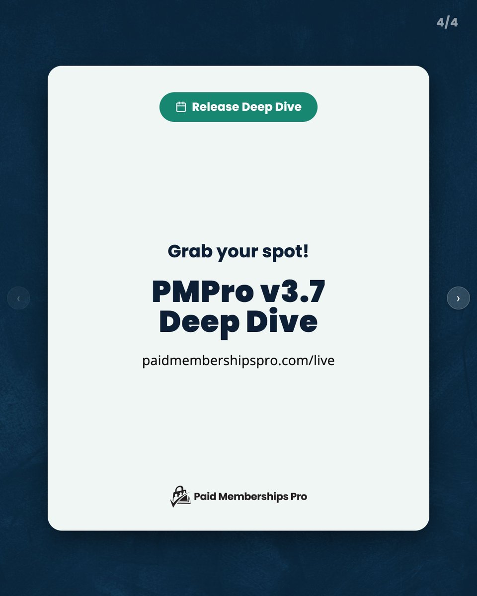 Nugget @ PMPro tweet media