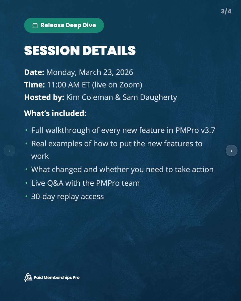 Nugget @ PMPro tweet media