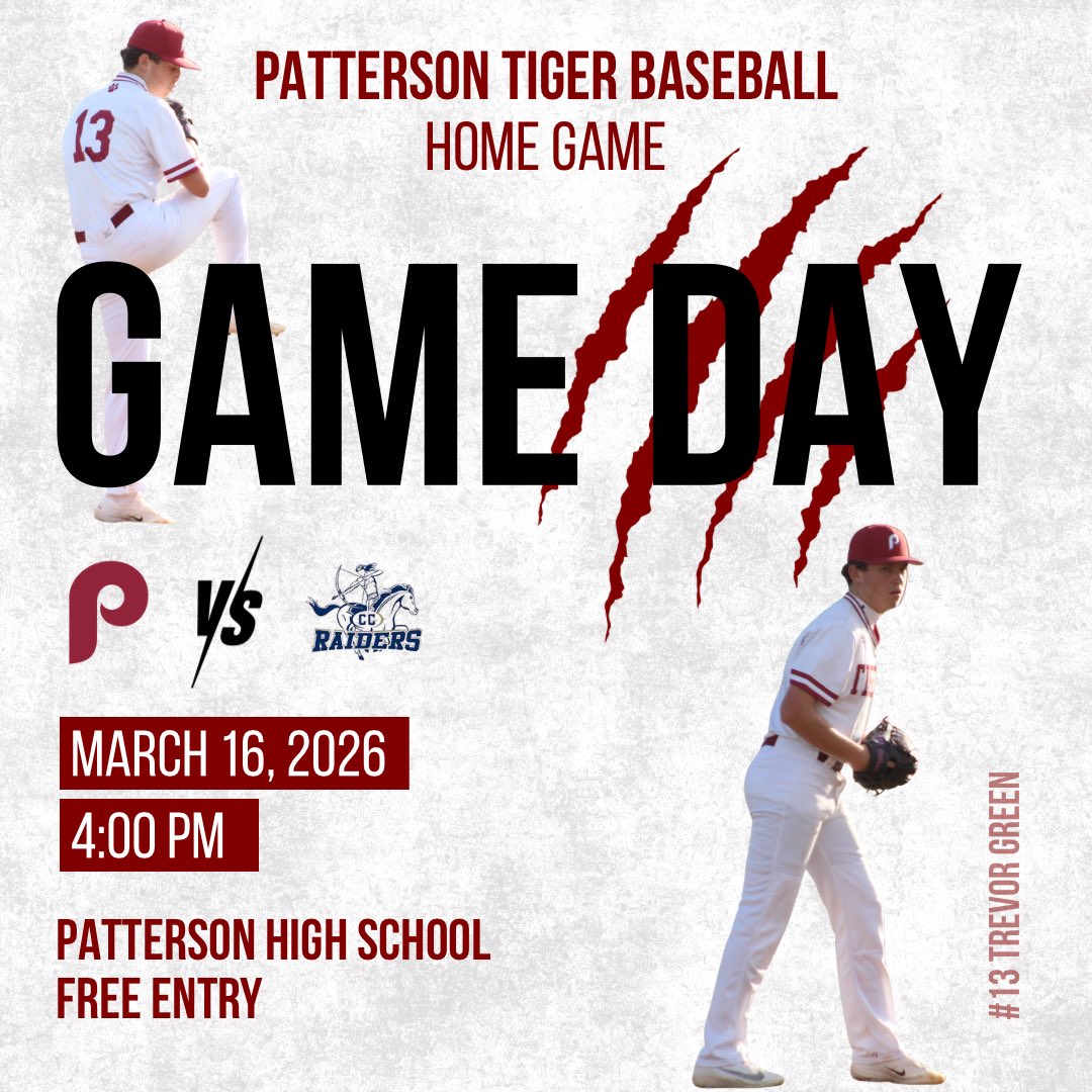 Patterson High Tiger Baseball tweet media