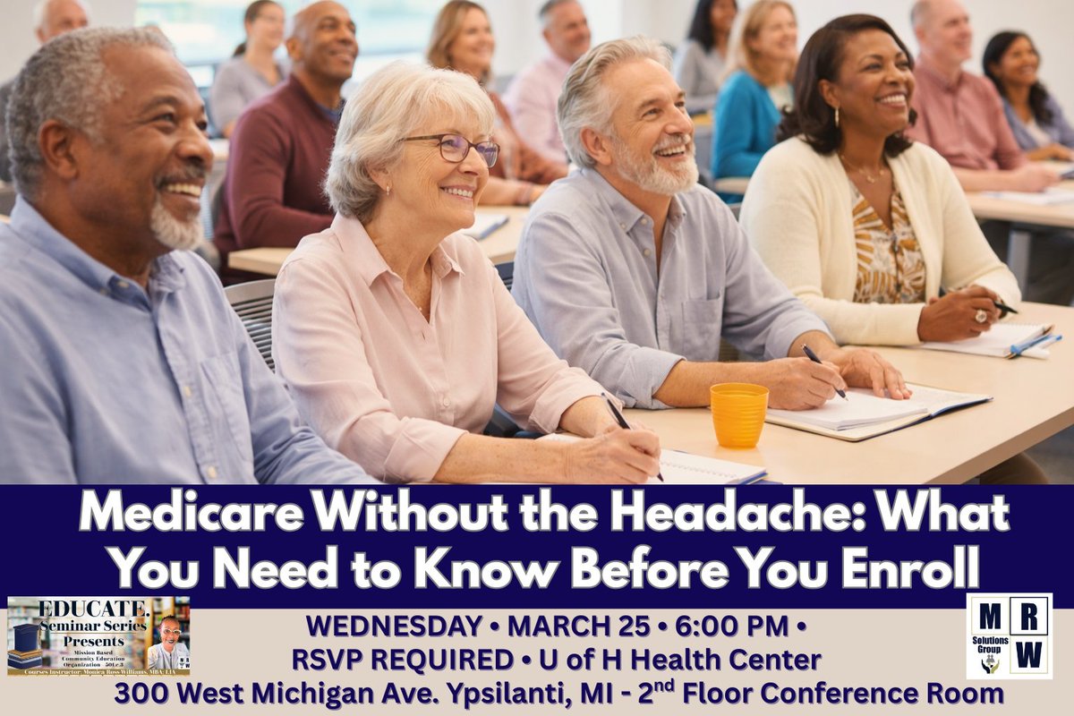 MRWSolutionsGrp's tweet image. 💡 Already on Medicare but feel confused? 
Let’s review your options together! 
Attend our seminar for smart insights! 
Save your spot today! 📝 wix.to/WRBg8qM
#MedicareOptions #Review #SmartPlanning