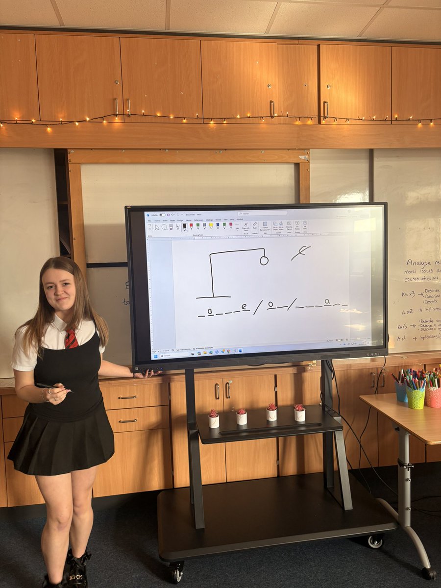 LesmahagowRMPS's tweet image. Even in the middle of essay filled exam prep, a short brain break can boost focus. Today our Higher RMPS class used revision hangman to revisit key terms-low stakes, high impact.  #RetrievalPractice @LesmahagowHigh
