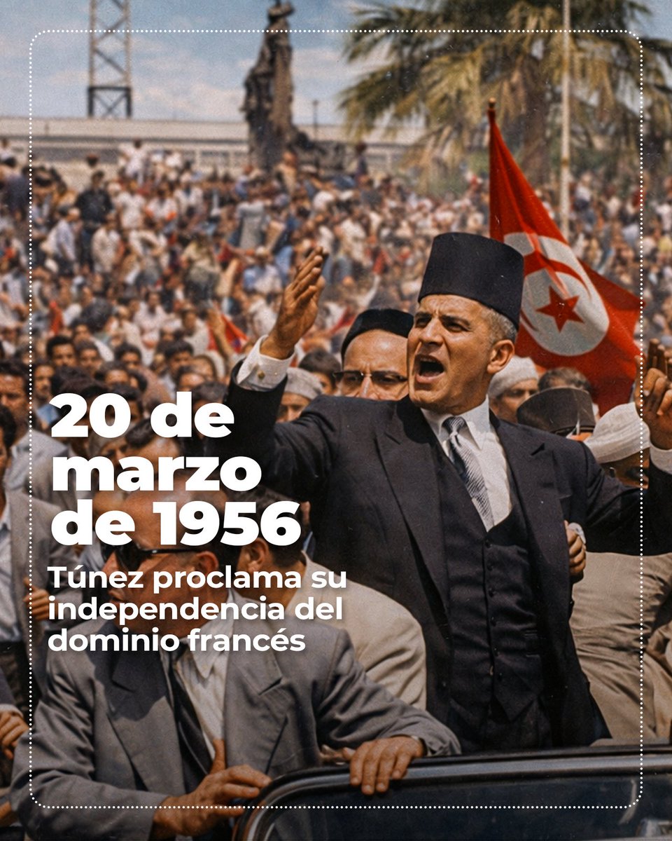 En nombre del Gobierno Bolivariano, hacemos llegar un cordial saludo al Gobierno y al pueblo de Túnez en ocasión de la conmemoración del 70 aniversario de su independencia. Este hito resalta su consolidación como una nación soberana, construida por la voluntad y el esfuerzo de su