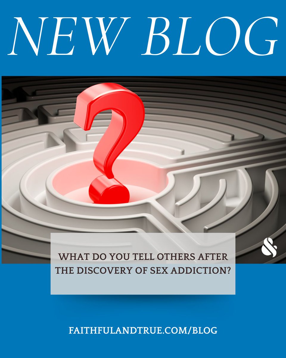 Check out our latest blog! 
Not everything needs to be shared for healing to begin.

After discovering sex addiction or porn addiction, it’s normal to feel pressure to explain your story—but you don’t owe everyone access to your pain.

Choose safe people. Set wise boundaries.