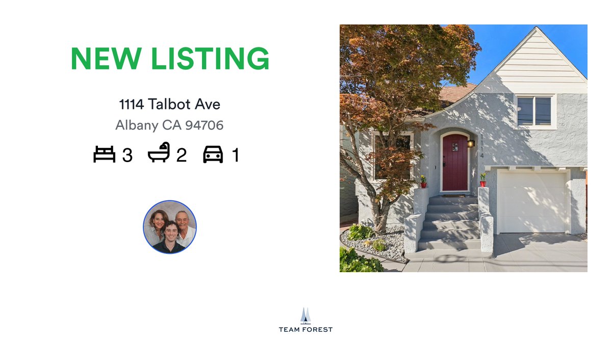 🛌 3 🛀 2 🚘 1
📍 1114 Talbot Ave, Albany, CA, 94706

Have you seen our latest listing? Please check it out on RateMyAgent.
CAR 01234464
rma.reviews/kxgv6cqpp8yg

...
#ratemyagent #realestate #Red_Oak_Realty