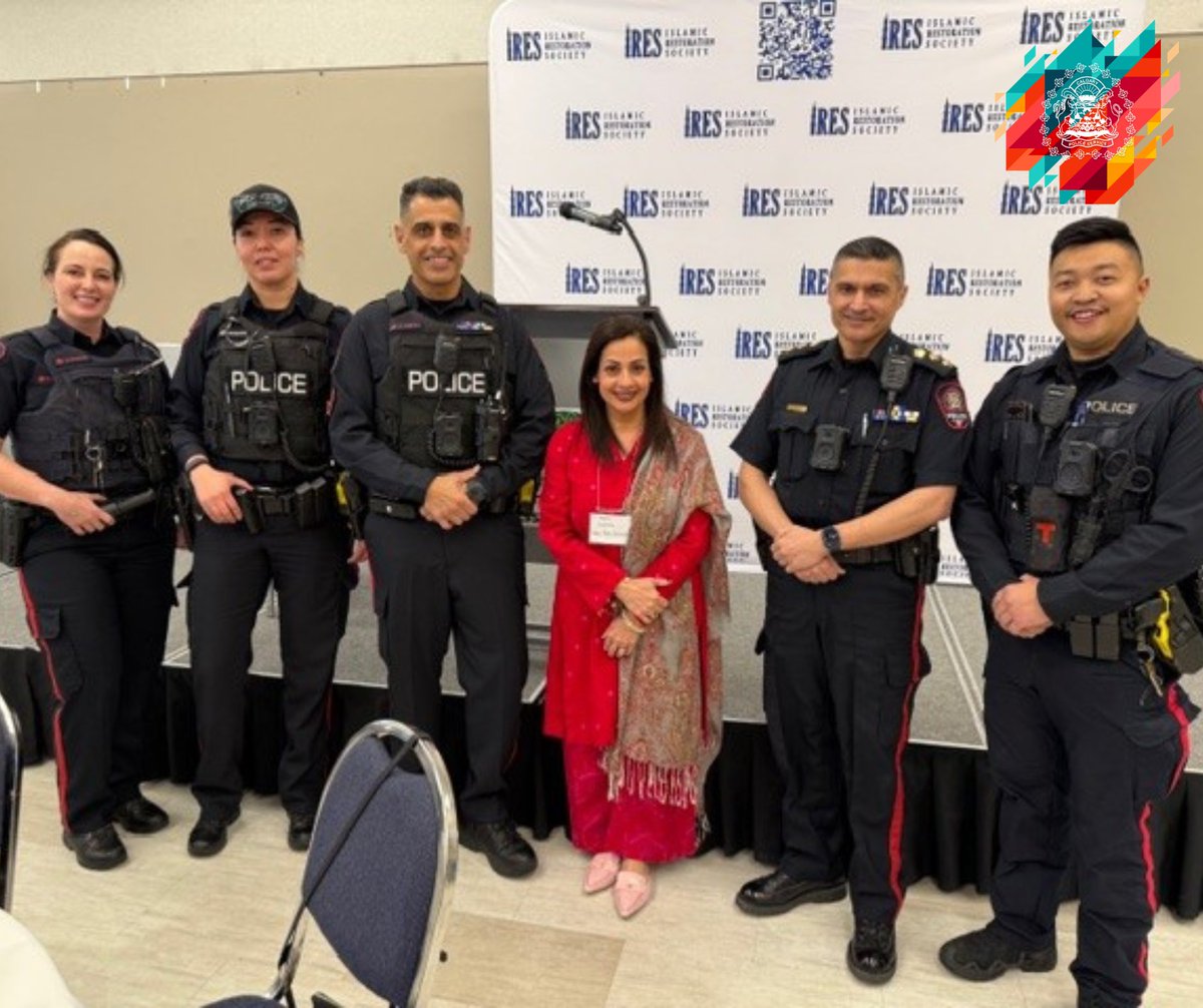 CalgaryPolice's tweet photo. We are thankful for the opportunity to attend several community events across the city this Ramadan season. As families & friends come together to mark the end of Ramadan, we are wishing a joyful & peaceful Eid al-Fitr to everyone who celebrates. 

May this day bring you happiness, connection & renewed hope.