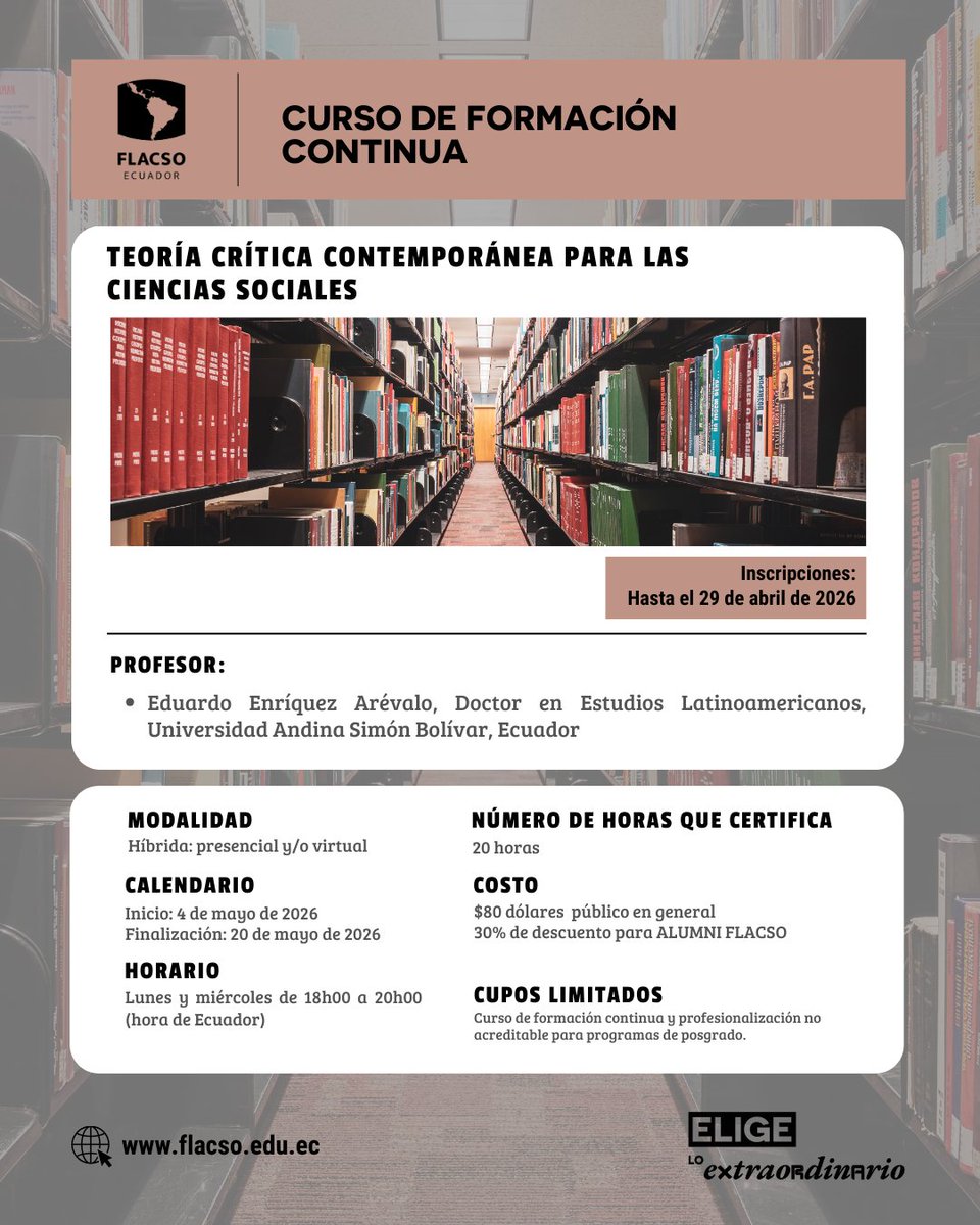 FLACSO Ecuador tweet media