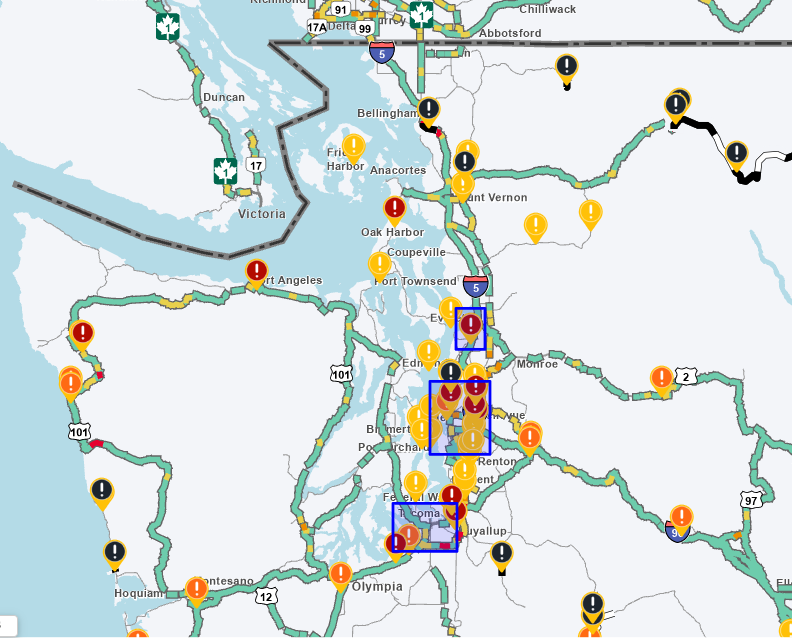WSDOT North tweet media