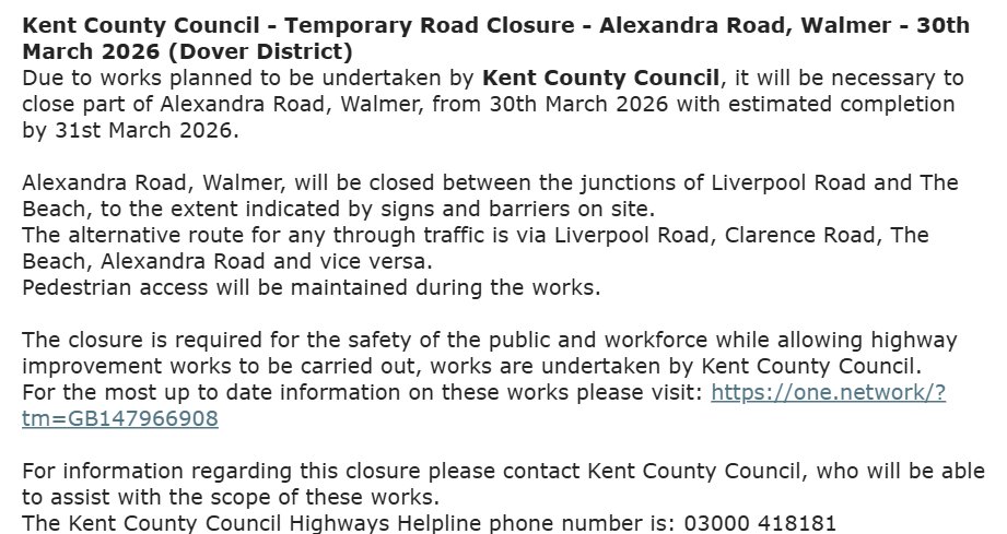 KCC Highways tweet media