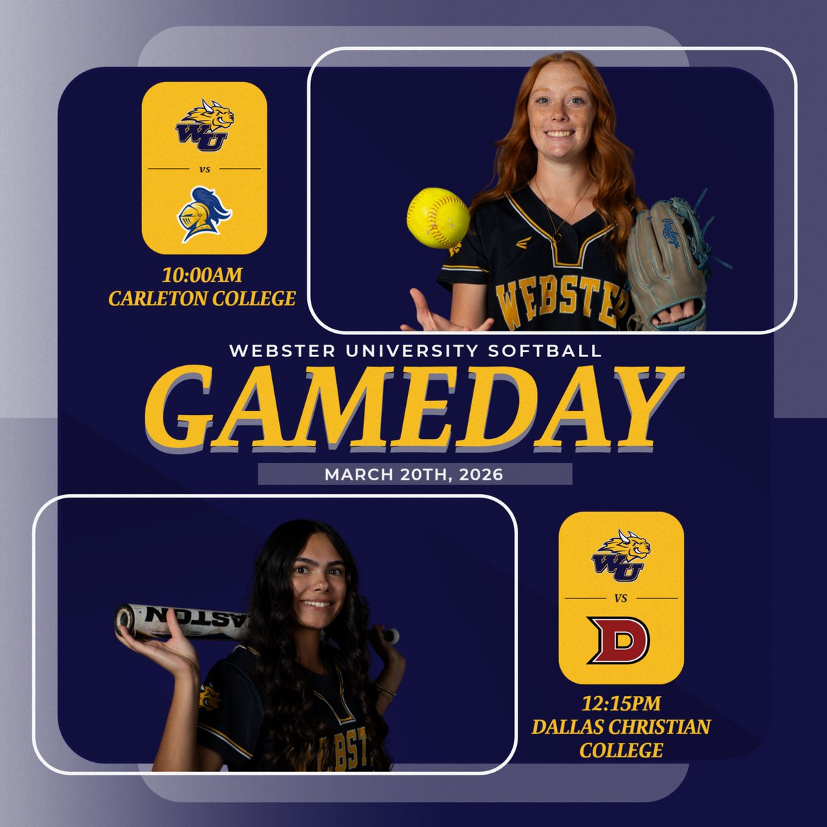 Webster U. Athletics tweet media