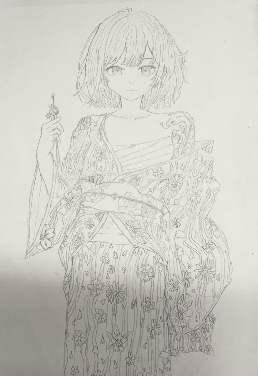 Dyk9WmNPxN85334's tweet photo. 中学生の時に書いたオリキャラをデジタルに直して色を付けようチャレンジ
#オリキャラ 
#イラスト https://t.co/kdzQn0uUn7