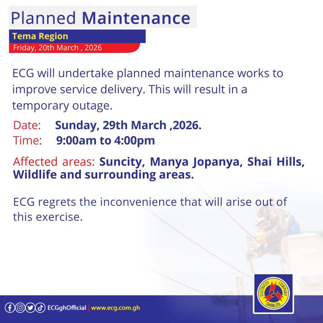 Electricity Company of Ghana Ltd tweet media