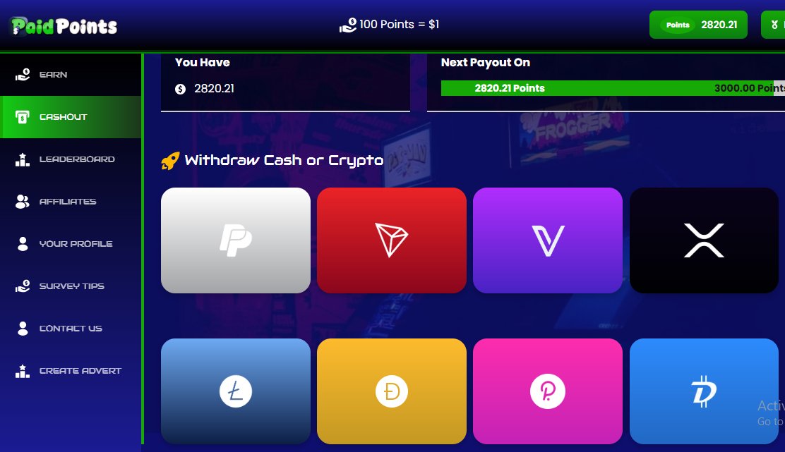 PaidPoints.com: Play Games & Take Surveys For Cash tweet media