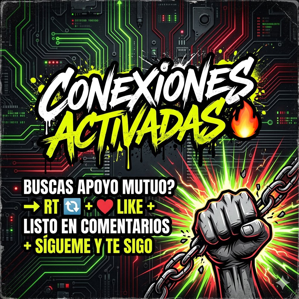 ¡ALERTA MÁXIMA DE CRECIMIENTO VIRAL ESTE VIERNES LOCO! 🚨🔥

¡ESTAMOS A PUNTO DE EXPLOTAR LAS ESTADÍSTICAS JUNTOS! 

¿Quieres que tu cuenta se dispare como cohete?  
¡ENTONCES HAZLO YA!

❤️ LIKE con furia  
🔁 RT como si te fuera la vida en ello  
💬 Comenta “SIGO” y suelta el