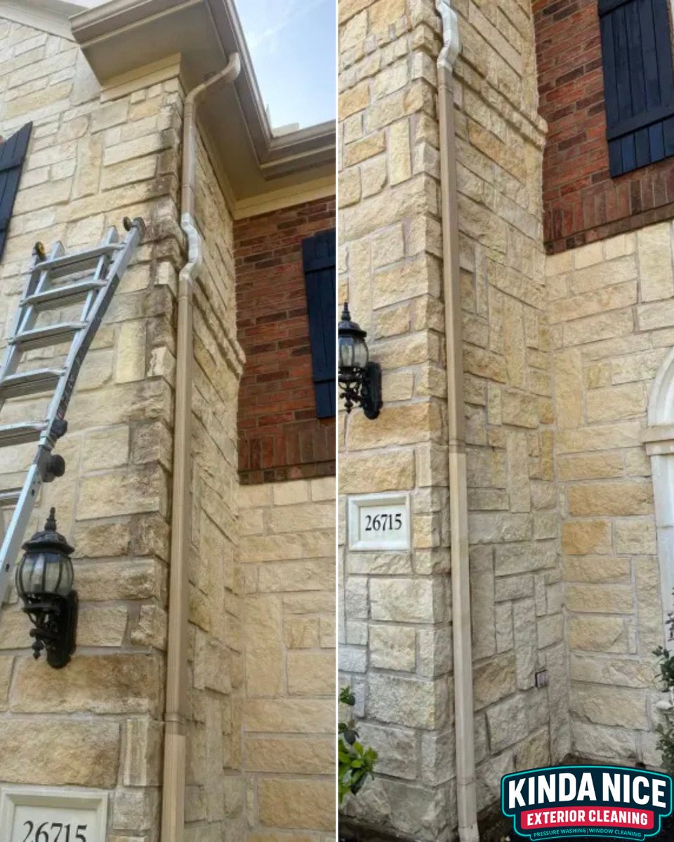 KNPWLLC's tweet photo. Talk about a glow-up! 🤩✨

Don't let algae and grime hide your home's potential. Our softwash method is tough on dirt but gentle on your stone.

Get your free quote today and let’s make your home #KindaNice again! 🏠🧼

Text or call 832-402-1742  

#HomeImprovement #Cleaning https://t.co/Nst7S4HYFT
