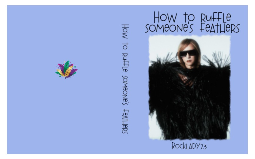 Rocklady19731's tweet photo. One of the new mini books I've made with my muse Yoshiki.
#FakeBookCover #Yoshiki #Ruffle #Feathers #fanart https://t.co/l5Pe99i8Wt