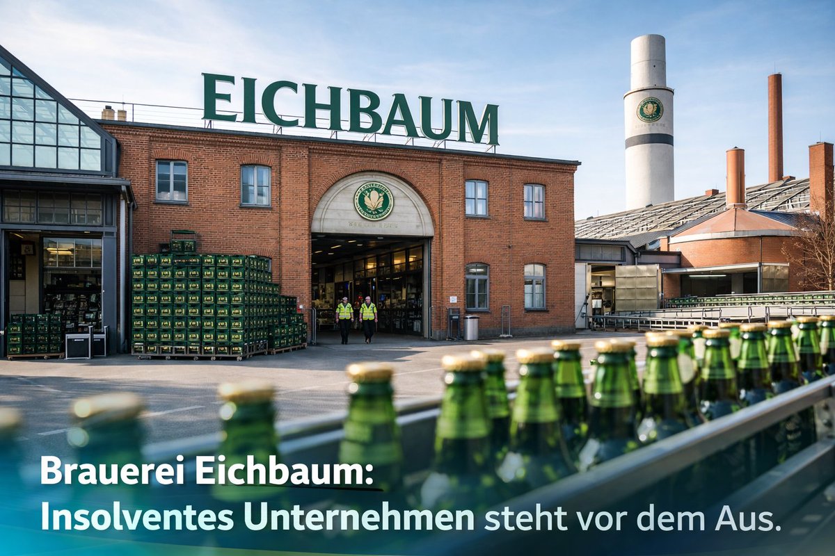 presse_online's tweet photo. 347 Jahre Tradition und jetzt steht Eichbaum vor der Richtungsentscheidung. Bei der Mannheimer Brauerei geht es am 24. März um Standort, Marke und rund 290 Jobs. Warum jetzt? Weil aus der Insolvenz jetzt ein konkreter Zukunftstest wird. 🍺📉🏭 #Eichbaum #Insolvenz #Mannheim https://t.co/2FO3lBwWyW