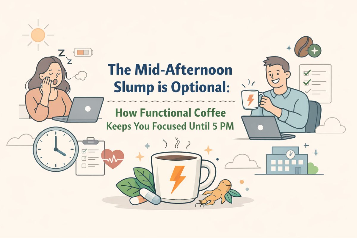wfmiii12's tweet photo. The 2 PM crash is optional. 📉 Learn to manage adenosine and create a steady energy plateau instead of a cliff.

My biohacking tips: https://t.co/8NMlduwTdd

UpCup Koffee: Premium Coffee with Functional Benefits.

#EnergyHacks #Productivity #UpCupKoffee #Biohacking https://t.co/MR6Ecj0xIl