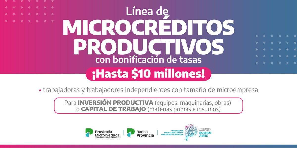 Min. Producción, Ciencia e Innovación Tecnológica tweet media