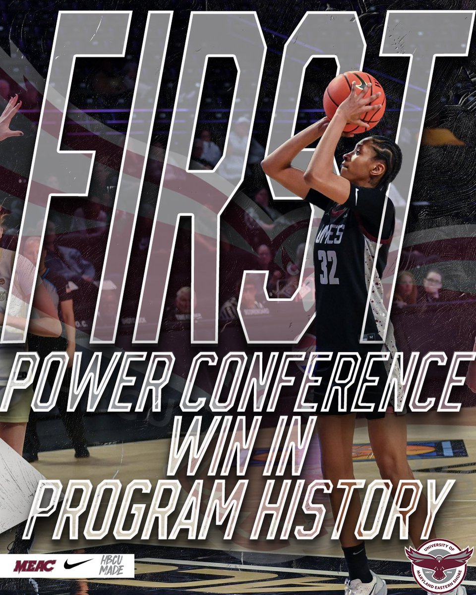 VPTaraOwens's tweet image. History made. Standard raised. 
🏀🔥

Coach Willis - your vision is turning into legacy in real time. 

To our student-athletes - you are rewriting what’s possible &amp;amp; inspiring everyone watching.

The UMES family couldn’t be more proud.

#HawkPride #UMESWBB #MakingHistory  #MEAC