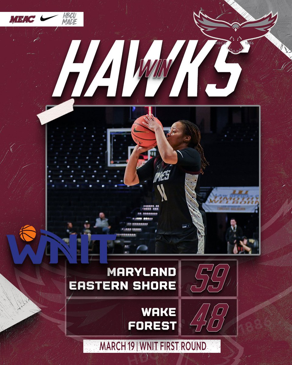 VPTaraOwens's tweet image. History made. Standard raised. 
🏀🔥

Coach Willis - your vision is turning into legacy in real time. 

To our student-athletes - you are rewriting what’s possible &amp;amp; inspiring everyone watching.

The UMES family couldn’t be more proud.

#HawkPride #UMESWBB #MakingHistory  #MEAC