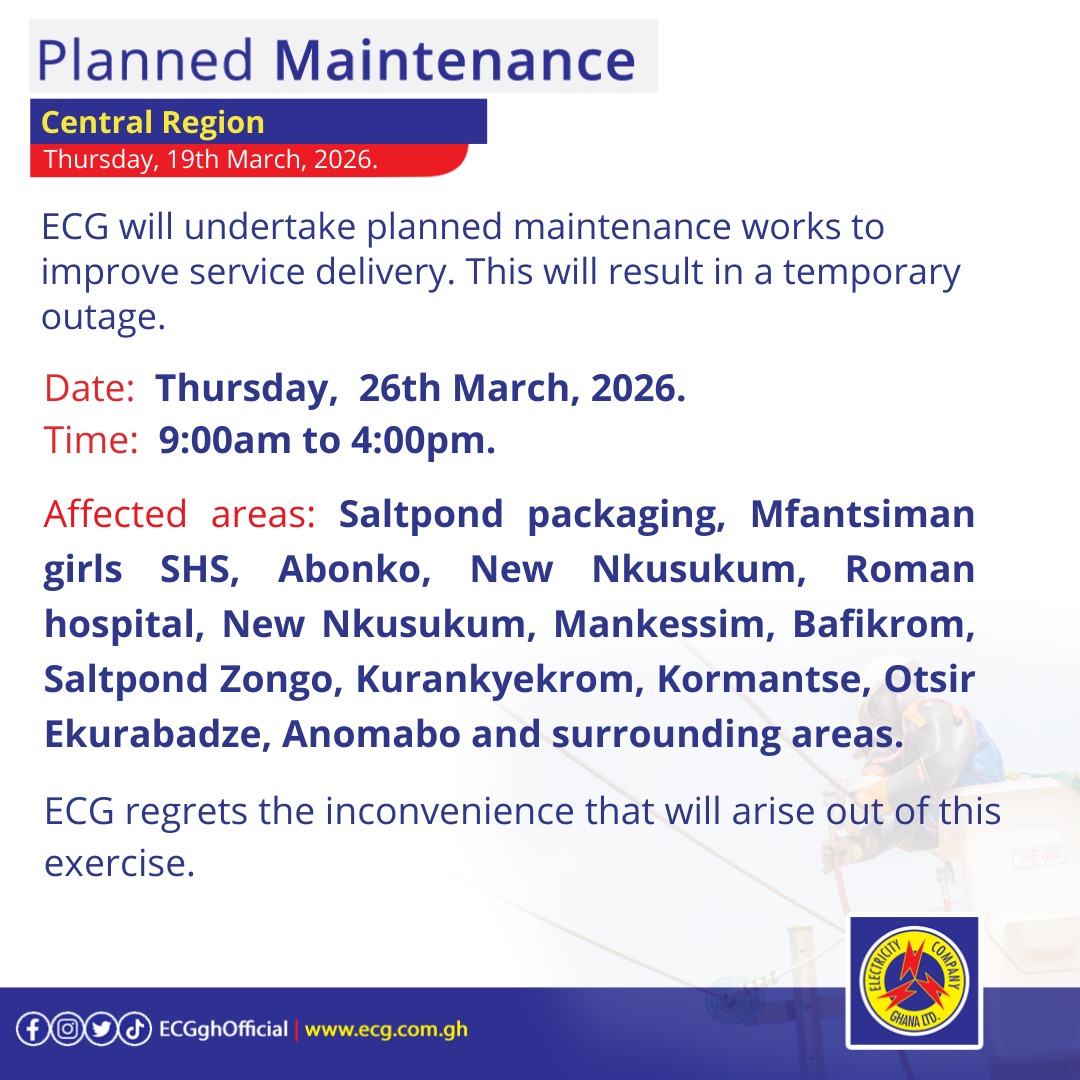 Electricity Company of Ghana Ltd tweet media