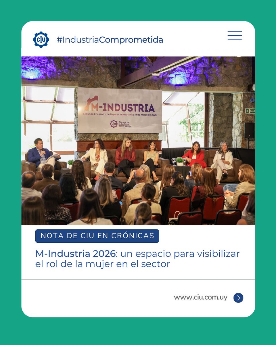 Cámara de Industrias del Uruguay tweet media