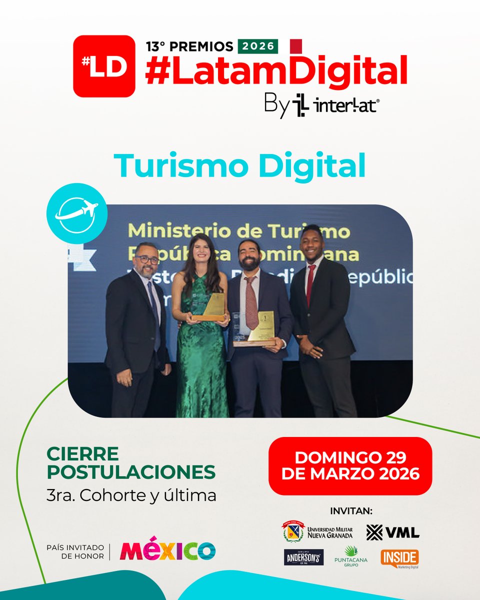13º Premios #LatamDigital 2026 By Interlat tweet media