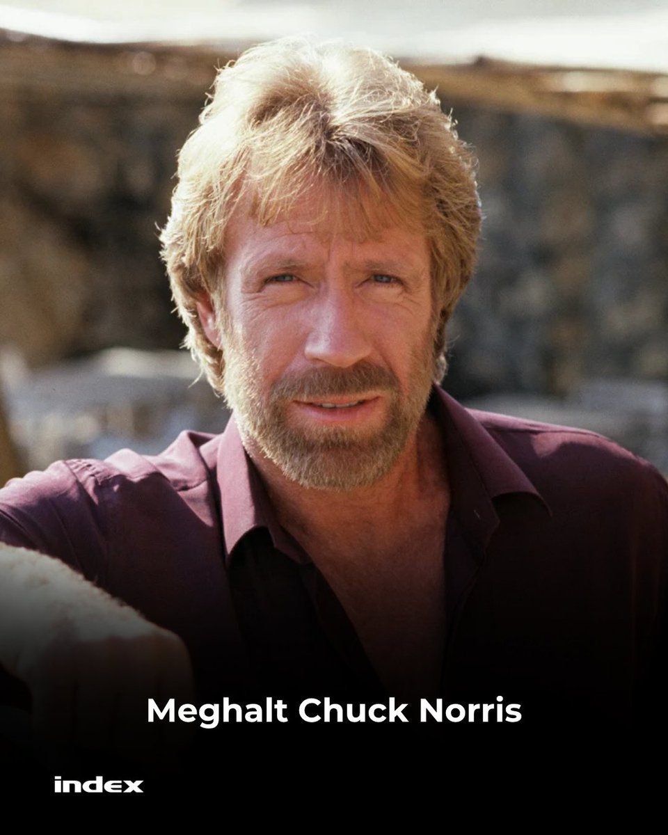 indexhu's tweet image. A filmsztár 86 éves volt.

index.hu/kultur/2026/03…

Fotó: Frederic Meylan / Sygma / Getty Images

#ChuckNorris #passed #moviestar #indexhu